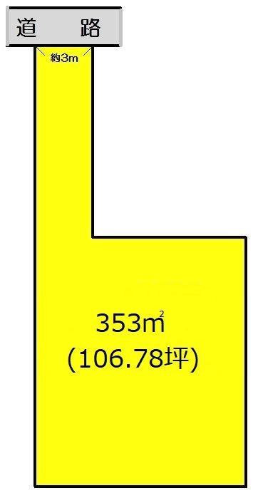 岐阜県多治見市平井町１丁目 間取図・土地図