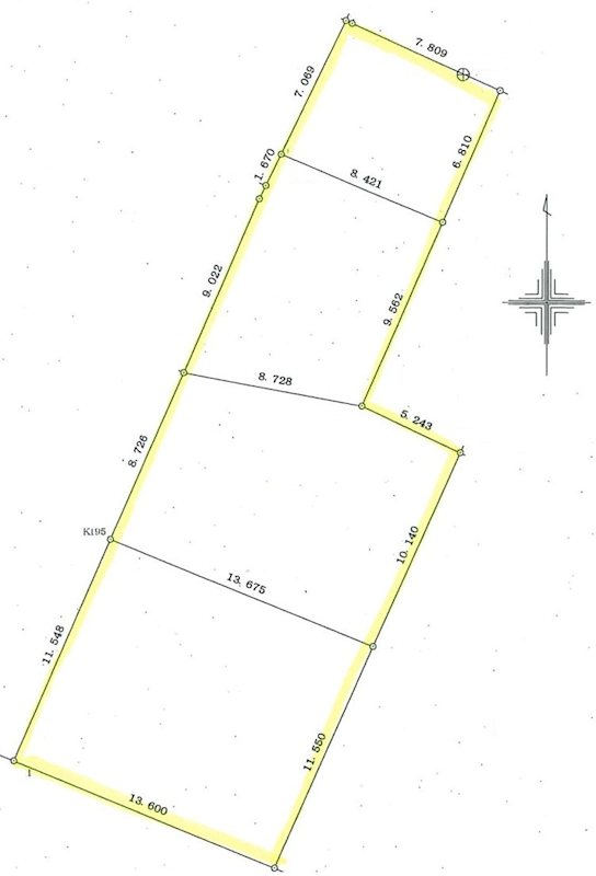 岐阜県多治見市美坂町８丁目 間取図・土地図