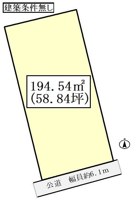岐阜県恵那市大井町 間取図・土地図