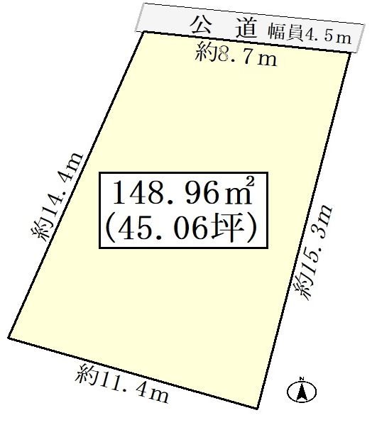 岐阜県恵那市大井町 間取図・土地図
