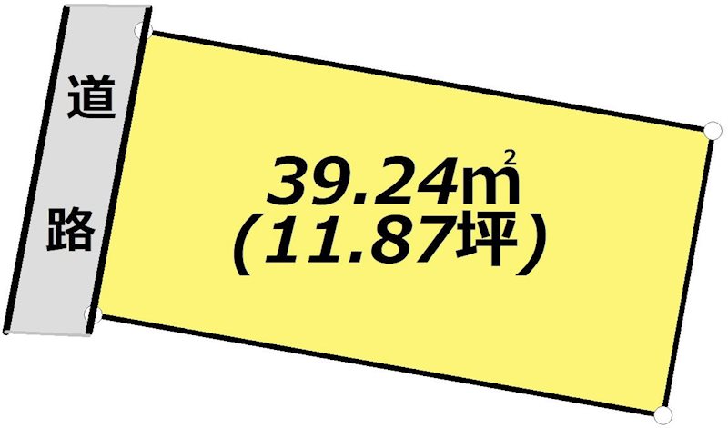 岐阜県恵那市大井町 間取図・土地図