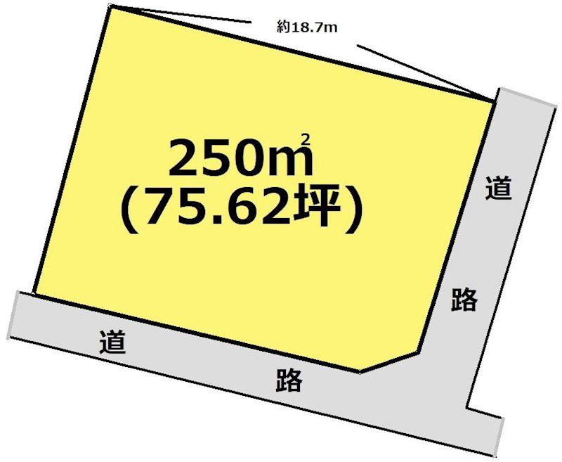 岐阜県恵那市長島町永田 間取図・土地図