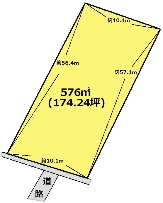 岐阜県多治見市陶元町 間取図・土地図
