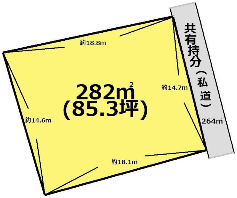 岐阜県恵那市山岡町久保原 間取図・土地図