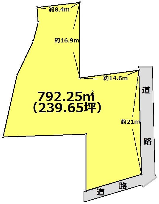 岐阜県多治見市池田町８丁目 間取図・土地図