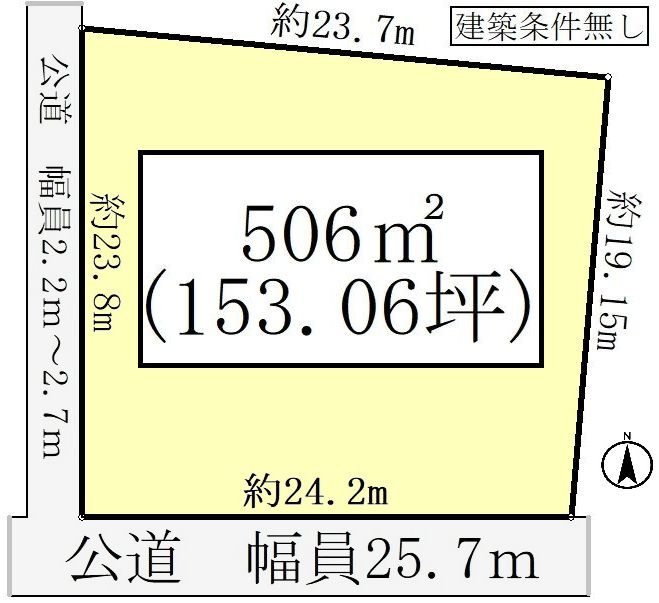 岐阜県多治見市池田町６丁目 間取図・土地図