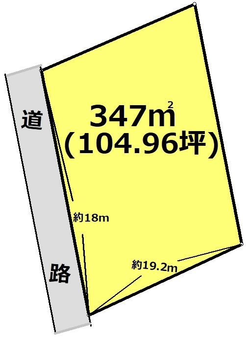 岐阜県中津川市茄子川 間取図・土地図