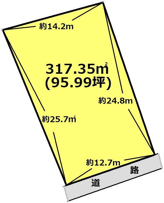 岐阜県恵那市大井町 間取図・土地図