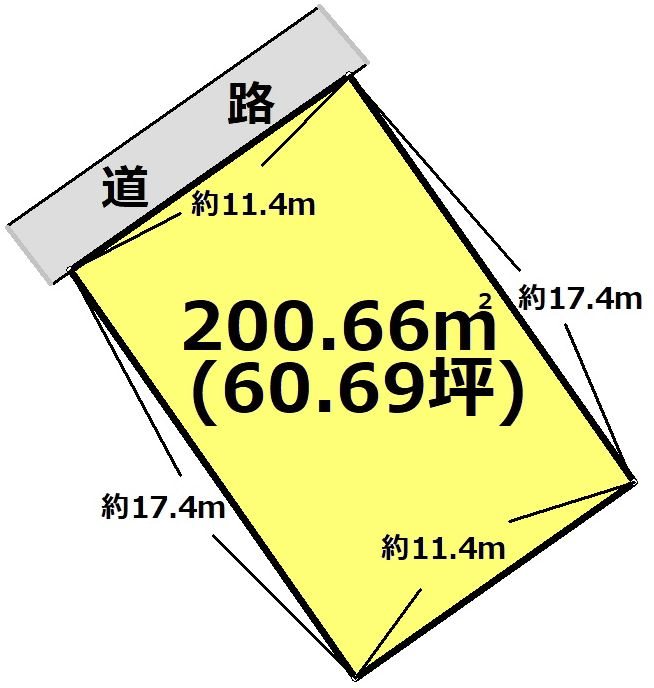 岐阜県多治見市脇之島町４丁目 間取図・土地図