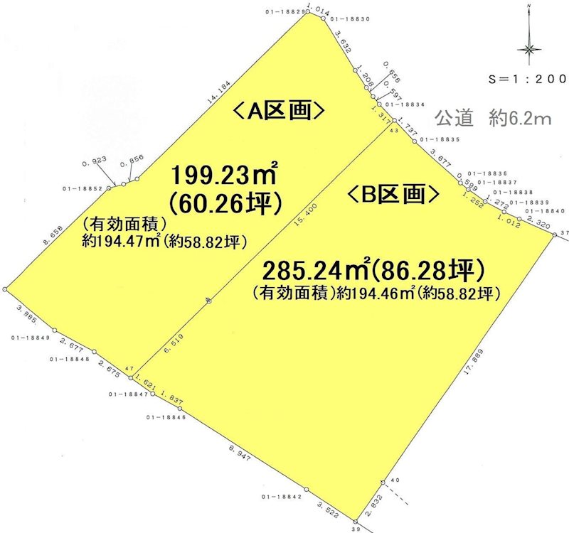 岐阜県多治見市坂上町１丁目 間取図・土地図