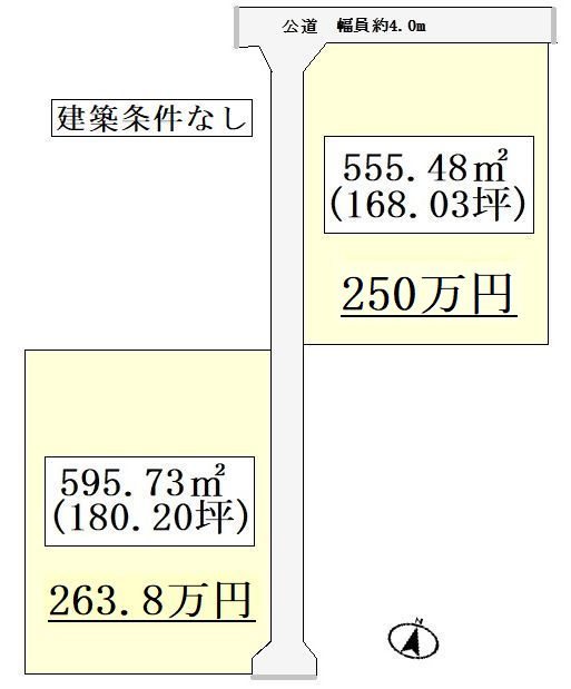 岐阜県恵那市明智町大田 間取図・土地図