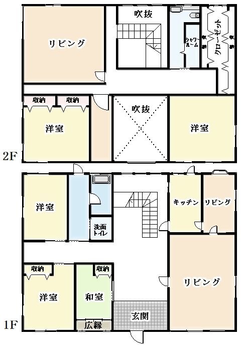 岐阜県多治見市笠原町 間取図・土地図