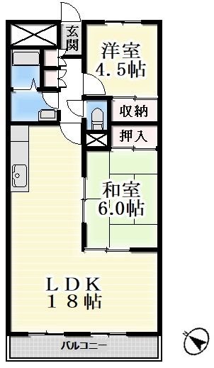 岐阜県多治見市豊岡町２丁目 間取図・土地図