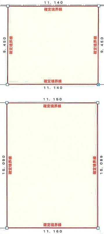 岐阜県各務原市那加雄飛ケ丘町 間取図・土地図