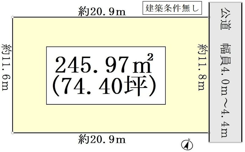 岐阜県多治見市下沢町４丁目 間取図・土地図