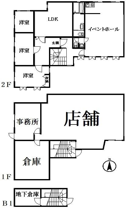 岐阜県瑞浪市一色町５丁目 間取図・土地図