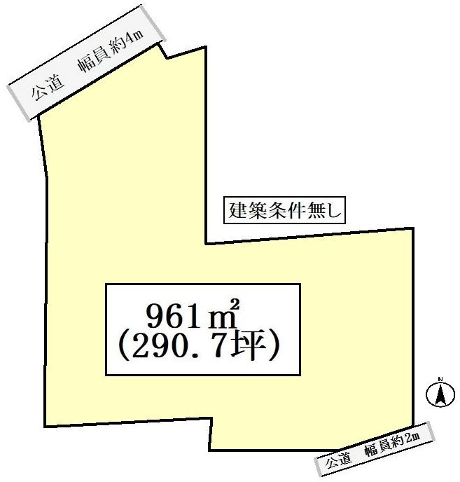 岐阜県加茂郡川辺町石神 間取図・土地図