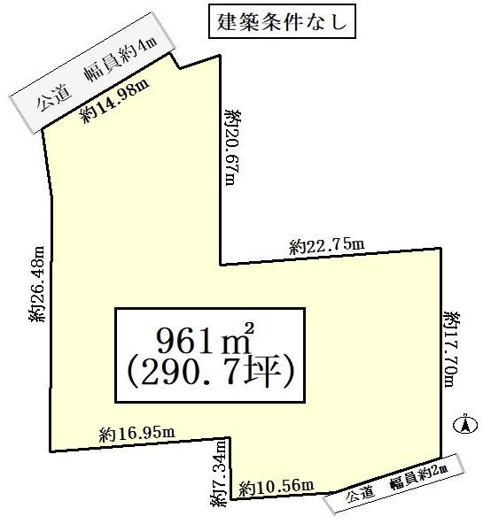岐阜県加茂郡川辺町石神 間取図・土地図