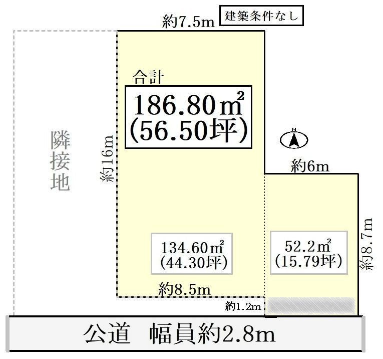 岐阜県多治見市平野町３丁目 間取図・土地図
