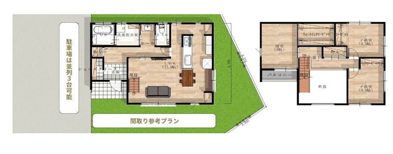 浜松市天竜区山東売地 間取り図