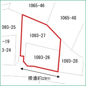 北区細江町気賀売土地2 間取り図