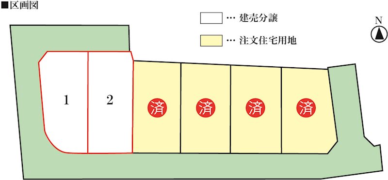 幸2丁目1号地 間取り図