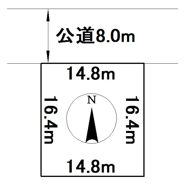大正９１番　土地 間取図・土地図