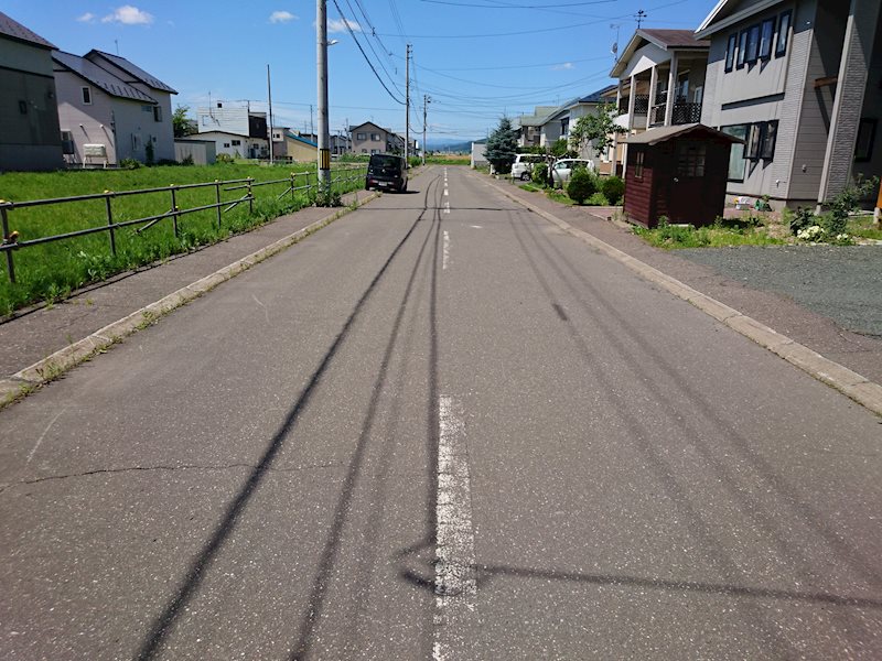 大正９１番　土地 現地写真（前面道路含む現地写真）