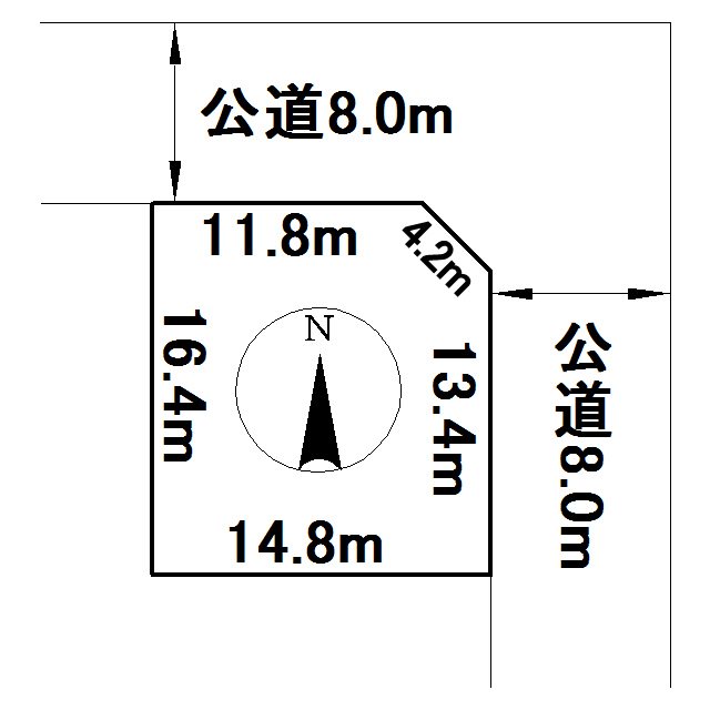 大正９１番５８　土地 間取図・土地図