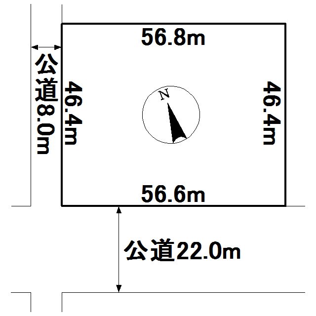 小泉２１３番　土地 間取図・土地図