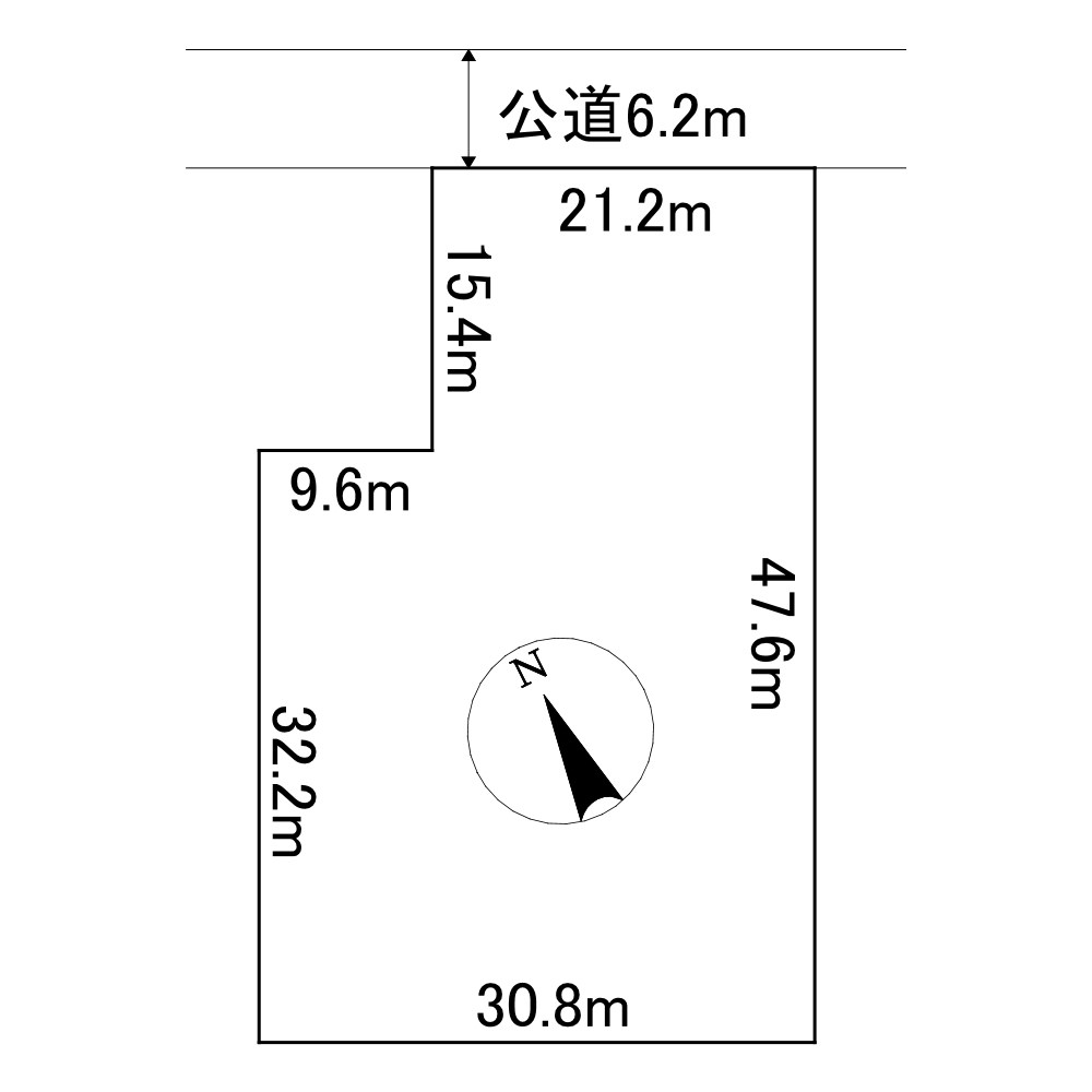 網走市字呼人１６８番９４　土地 間取図・土地図