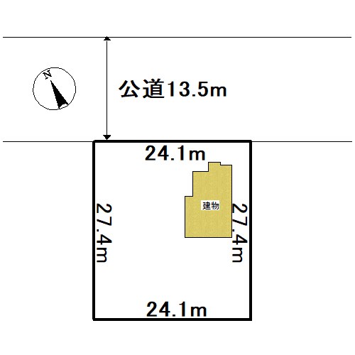 大空町女満別西２条２丁目１３番　住宅付店舗 間取図・土地図