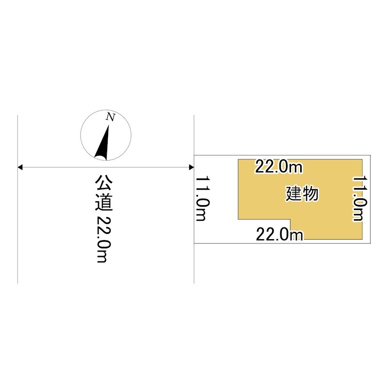 とん田東町４７０番　店舗 間取図・土地図