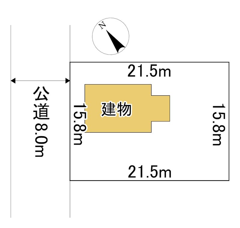 高栄西町７丁目９８番　戸建て 間取図・土地図