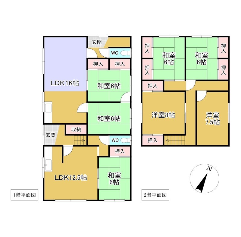 留辺蘂町温根湯温泉８２番　戸建て 間取図・土地図