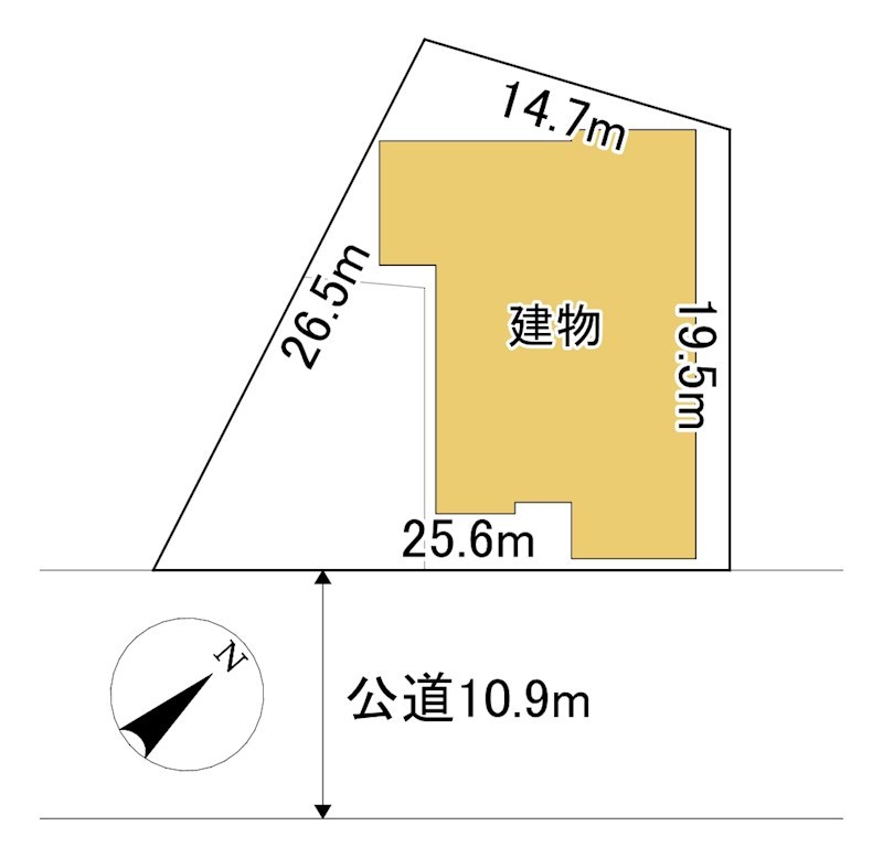 北上１１番　土地 間取図・土地図