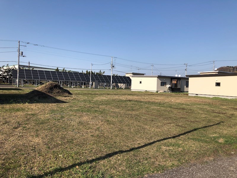 北上７３７番　土地 現地写真