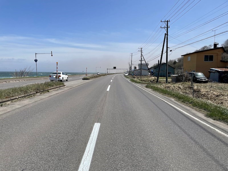 網走市字藻琴８番　土地 現地写真（前面道路含む現地写真）
