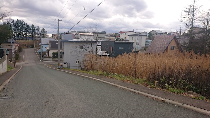 美山町南１０丁目３７番　土地 現地写真（前面道路含む現地写真）