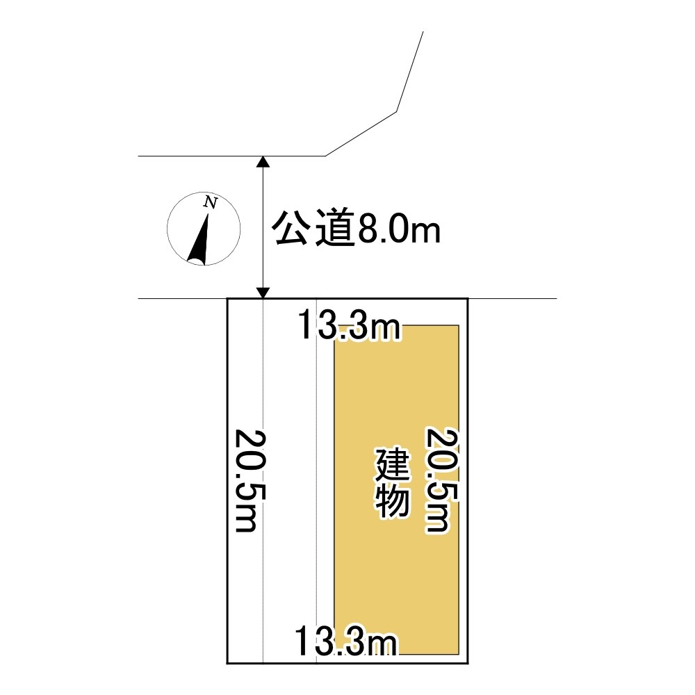 栄町４丁目３番　事務所付住居 間取図・土地図