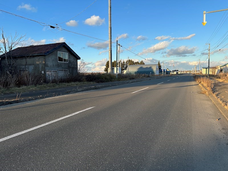 常呂町字豊川６９番　土地 現地写真（前面道路含む現地写真）