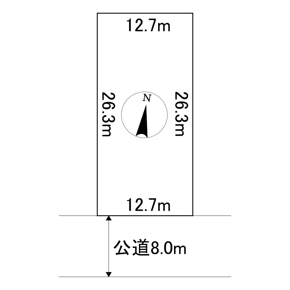 緑ケ丘５丁目３１番　土地 間取図・土地図