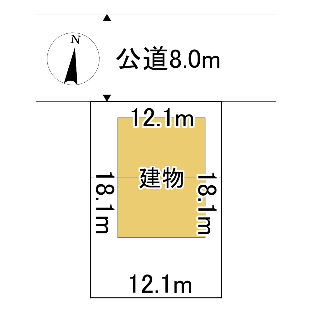 緑ヶ丘６丁目３０番　戸建て 間取図・土地図