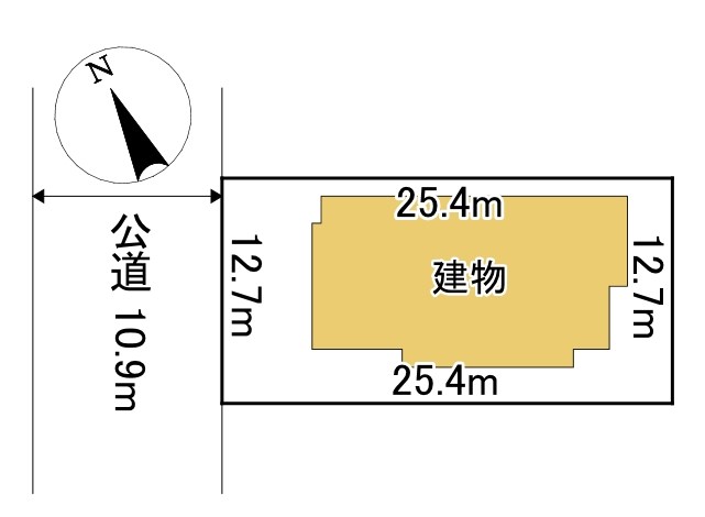 北三条西２丁目５番　店舗付住宅 間取図・土地図