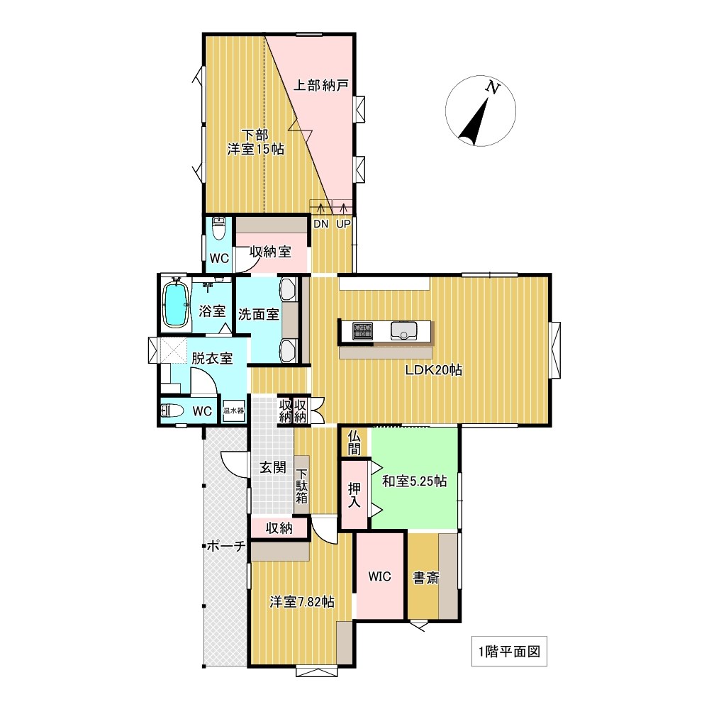 津別町字共和４６番　戸建て 間取図・土地図