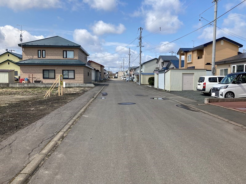 美幌町字稲美８８番８０　土地 現地写真（前面道路含む現地写真）
