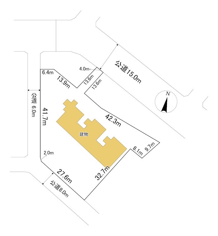 ロジェ山下通 間取図・土地図
