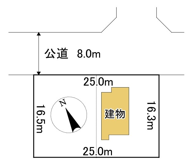 並木町５１０番　土地 間取図・土地図