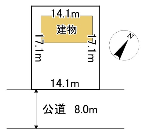 三楽町１２６番　共同住宅 間取図・土地図