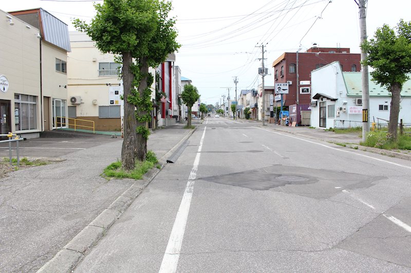 美幌町字東１条北３丁目３番　土地 現地写真（前面道路含む現地写真）